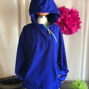 🖤FILA SPORT | 1/2 ZIP PULL OVER WIND BREAKER POCKETED HOODED PERFORMANCE JACKET